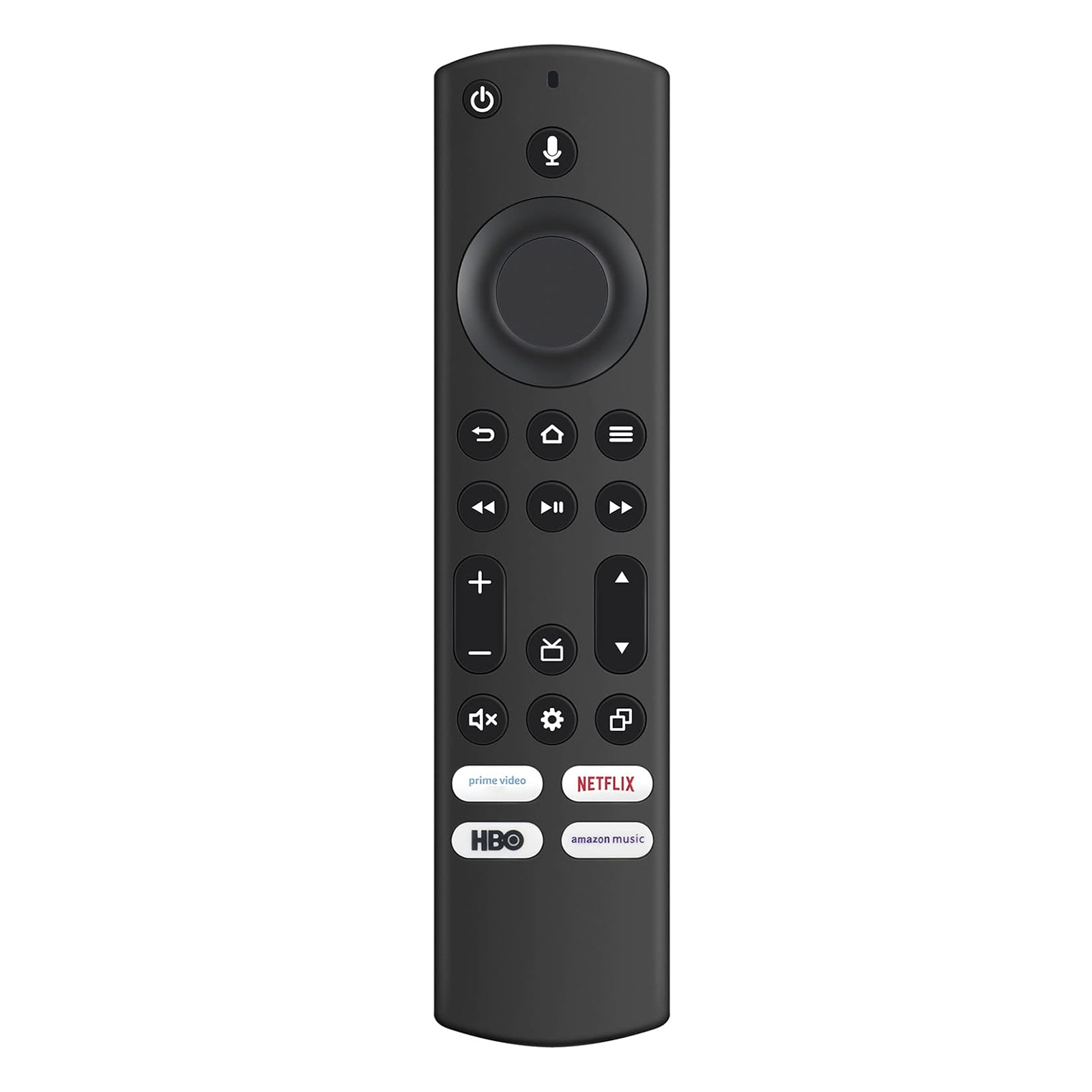 P020442 Fire TV Smart TVs & Soundbars Replacement Remote Control for TCL TV with Prime-Video Netflix HBO Key Buttons - SYSTO