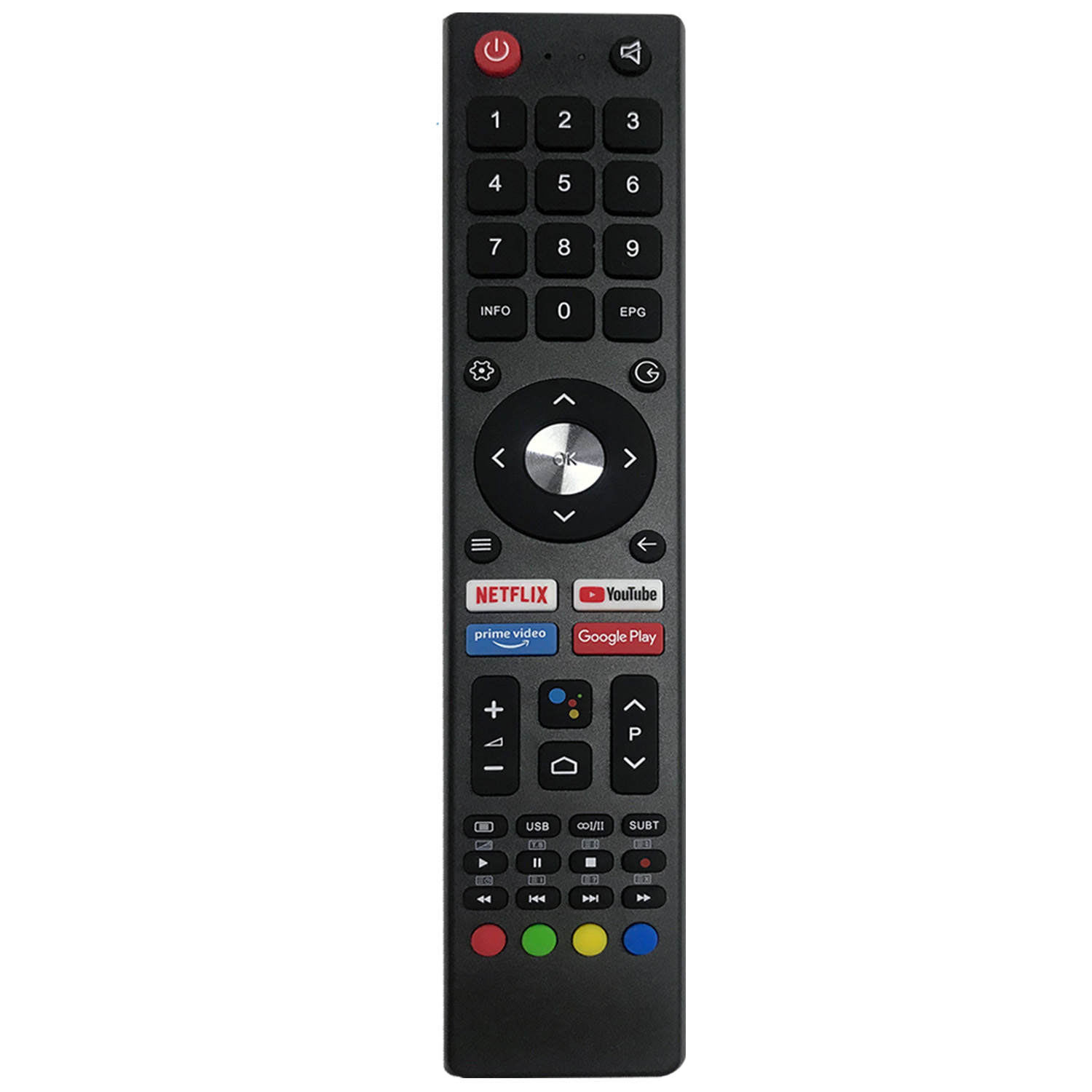 P020745 Smart Voice Replacement Remote Control fit for Chiq Changhong U75F8T 4K Smart TV - SYSTO