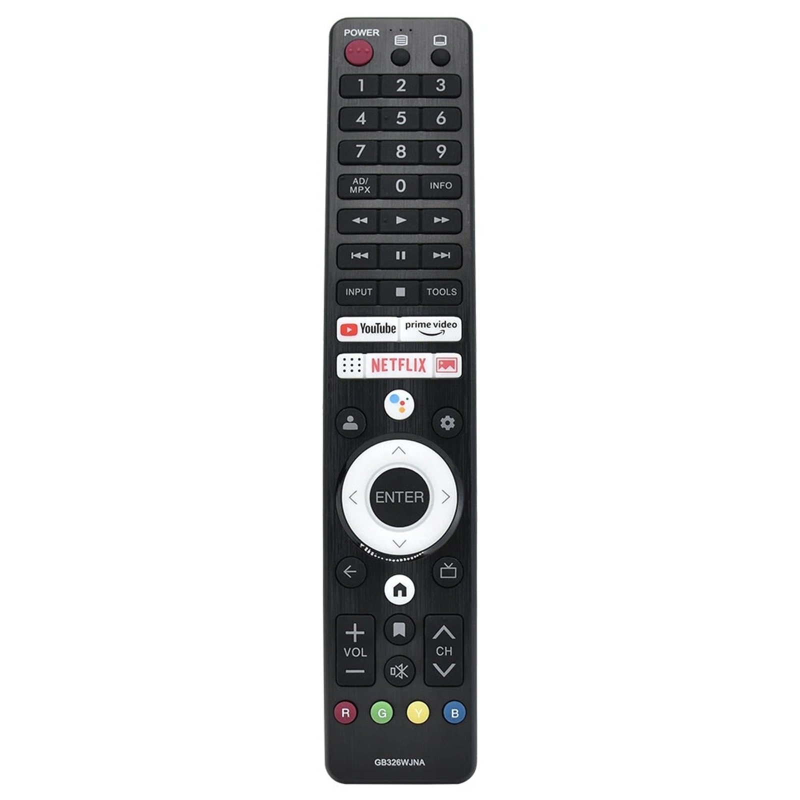 جهاز تحكم عن بعد صوتي بديل لتلفزيون شارب الذكي P022245 GB326WJNA - SYSTO