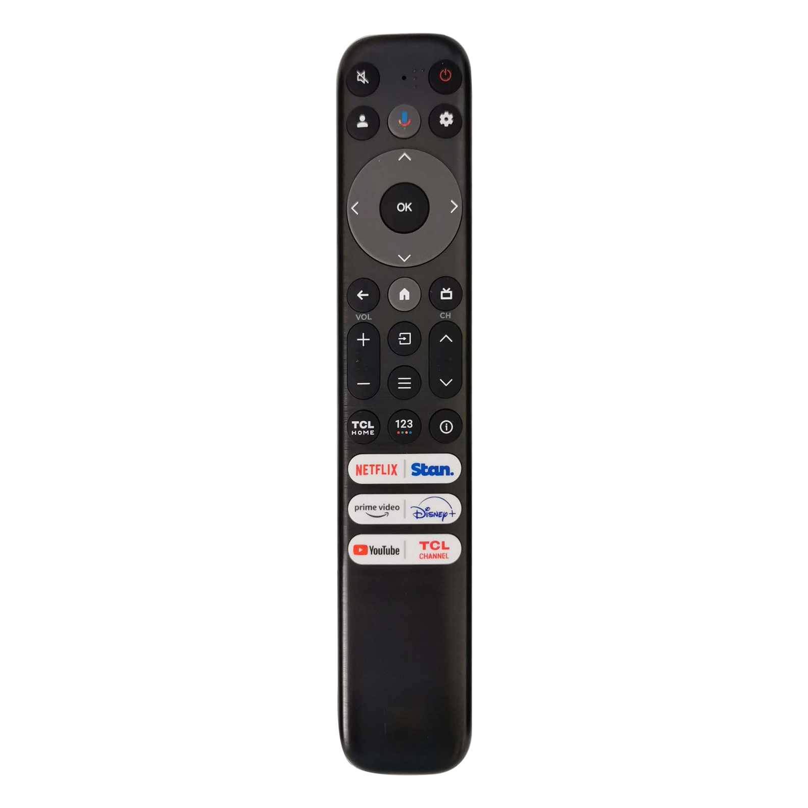 P023694 RC813 FAB1 Replace Voicce Remote Control compatible with TCL Smart TV 55Q750G 65Q750G 75Q750G 85Q750G - SYSTO