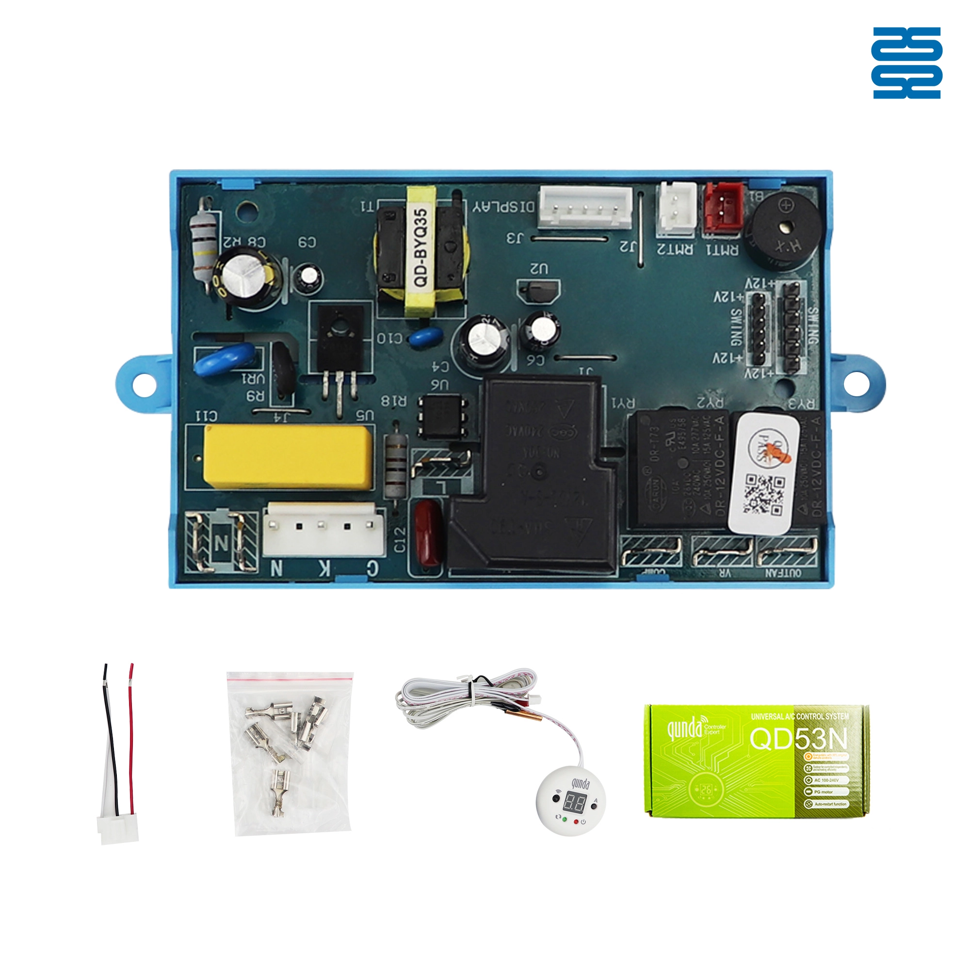 لوحة تحكم مكيف الهواء العالمية من كوندا QD53N - SYSTO لوحة تحكم مكيف الهواء العالمية من كوندا QD53N - SYSTO