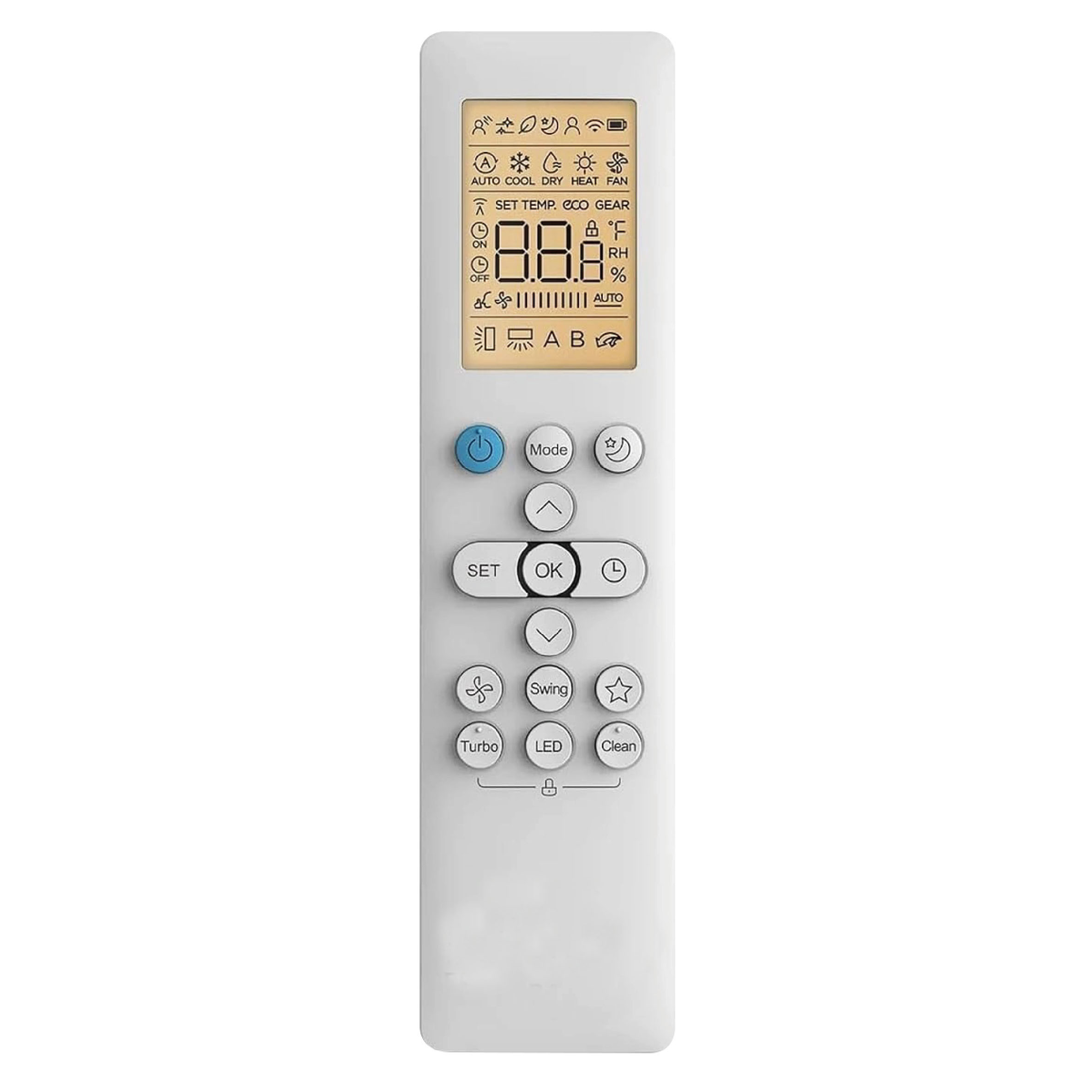 Single Code Model Air Conditioner Replacement Remote AFR58 - SYSTO