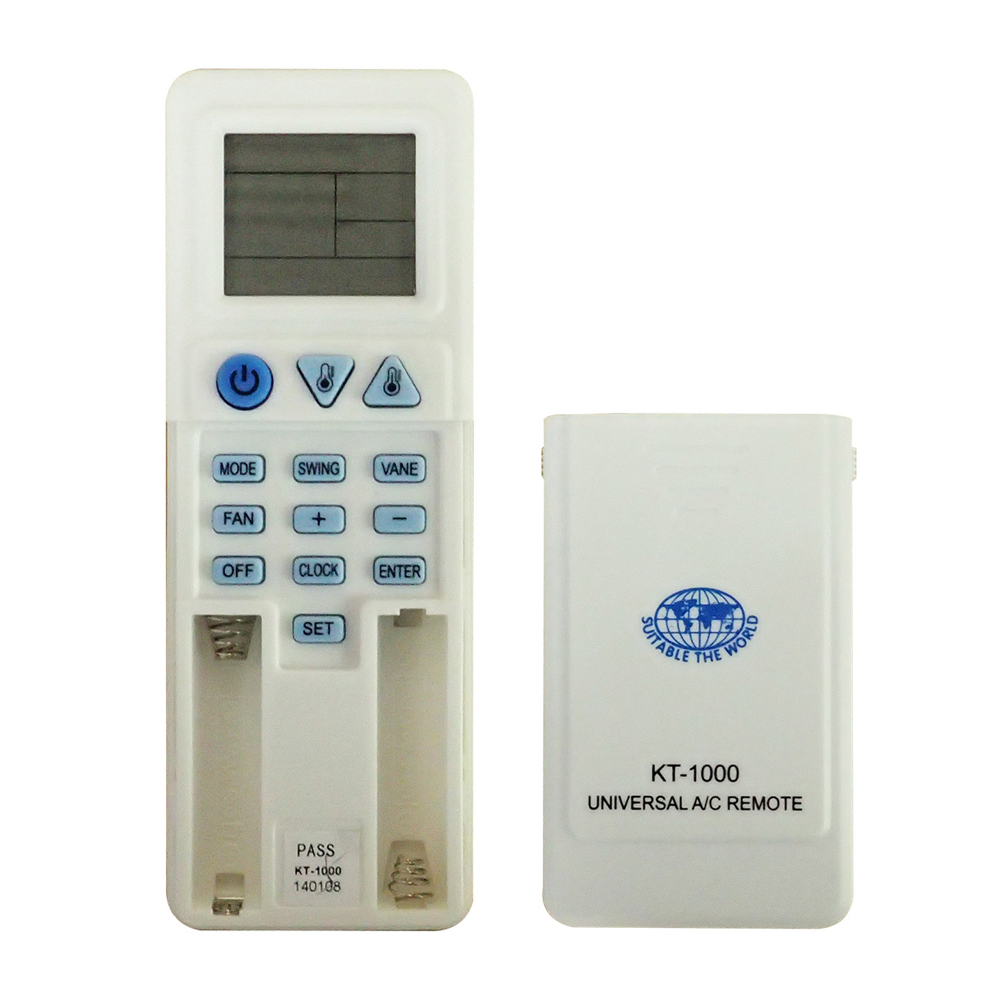 The Buttons of 1028 code in 1 KT-1000 Universal Air Conditioner Replacement Remote for Local and Non-Brand - SYSTO
