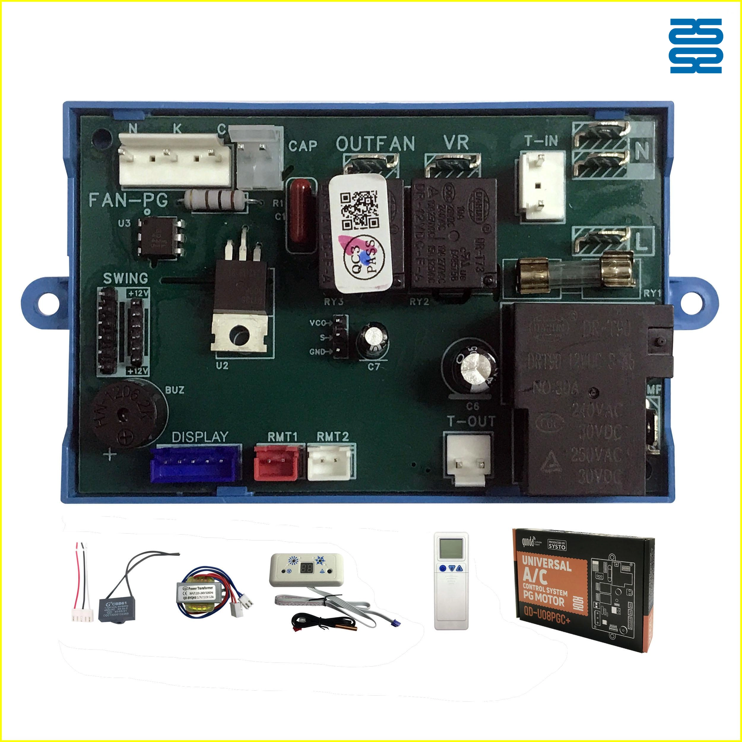 Universal Air Conditioner Control System with PG Motor QD-U08PGC+ - SYSTO