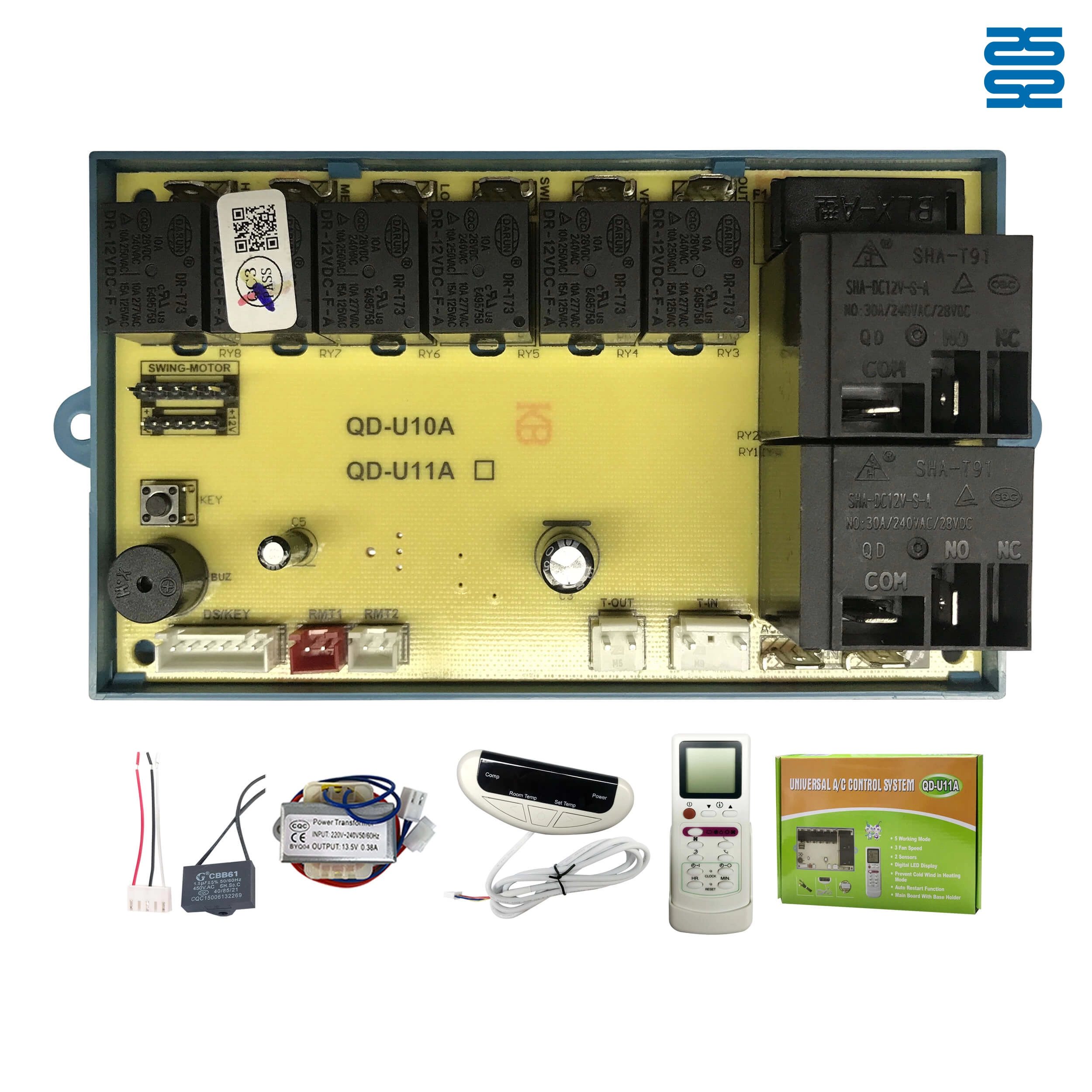 Système de commande universel pour climatiseurs sur pied QD-U11A - SYSTO Système de commande universel pour climatiseurs sur pied QD-U11A - SYSTO