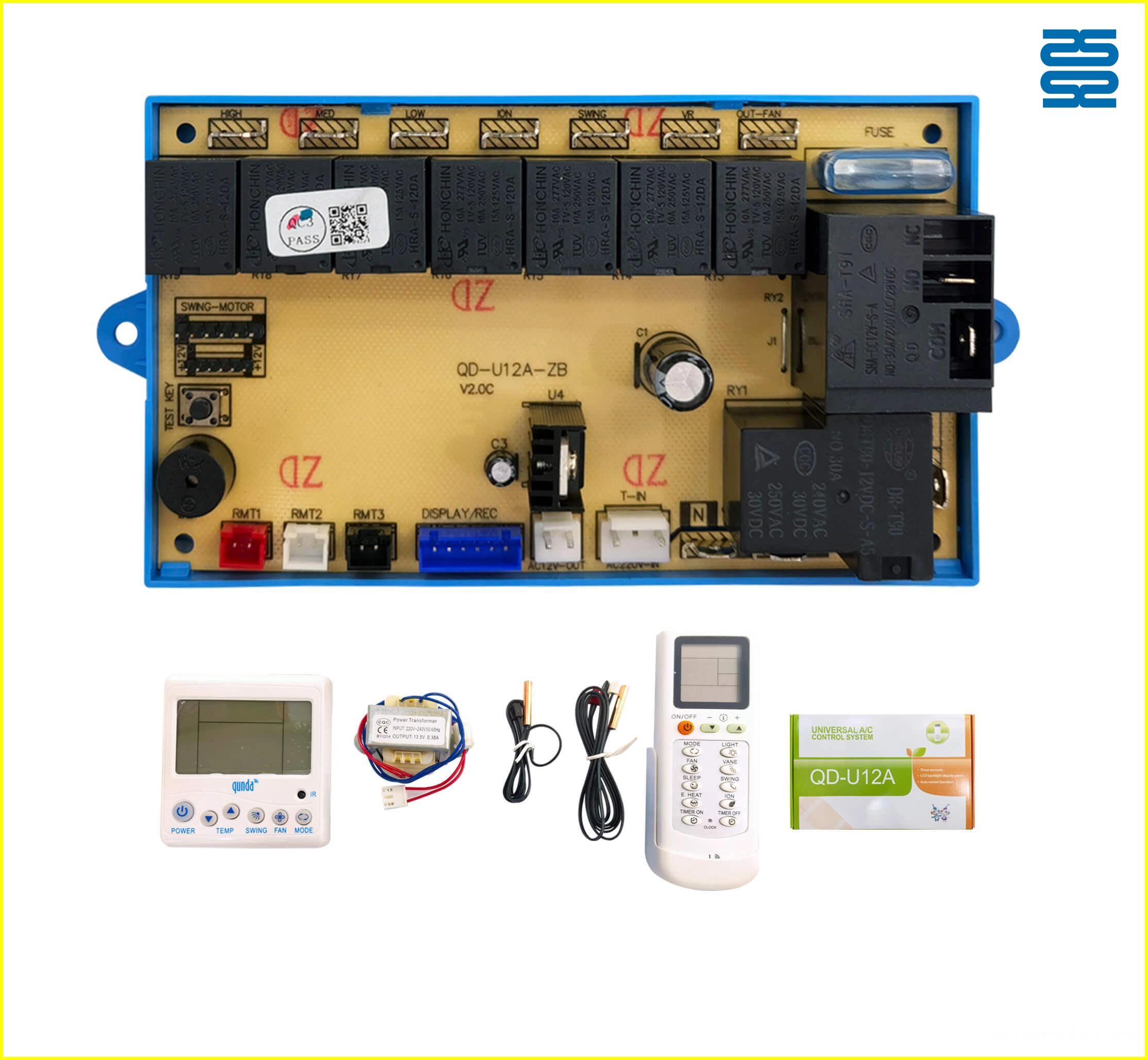 Universal Air Conditioner Control System for Cabinet Standing Units QD-U12A - SYSTO