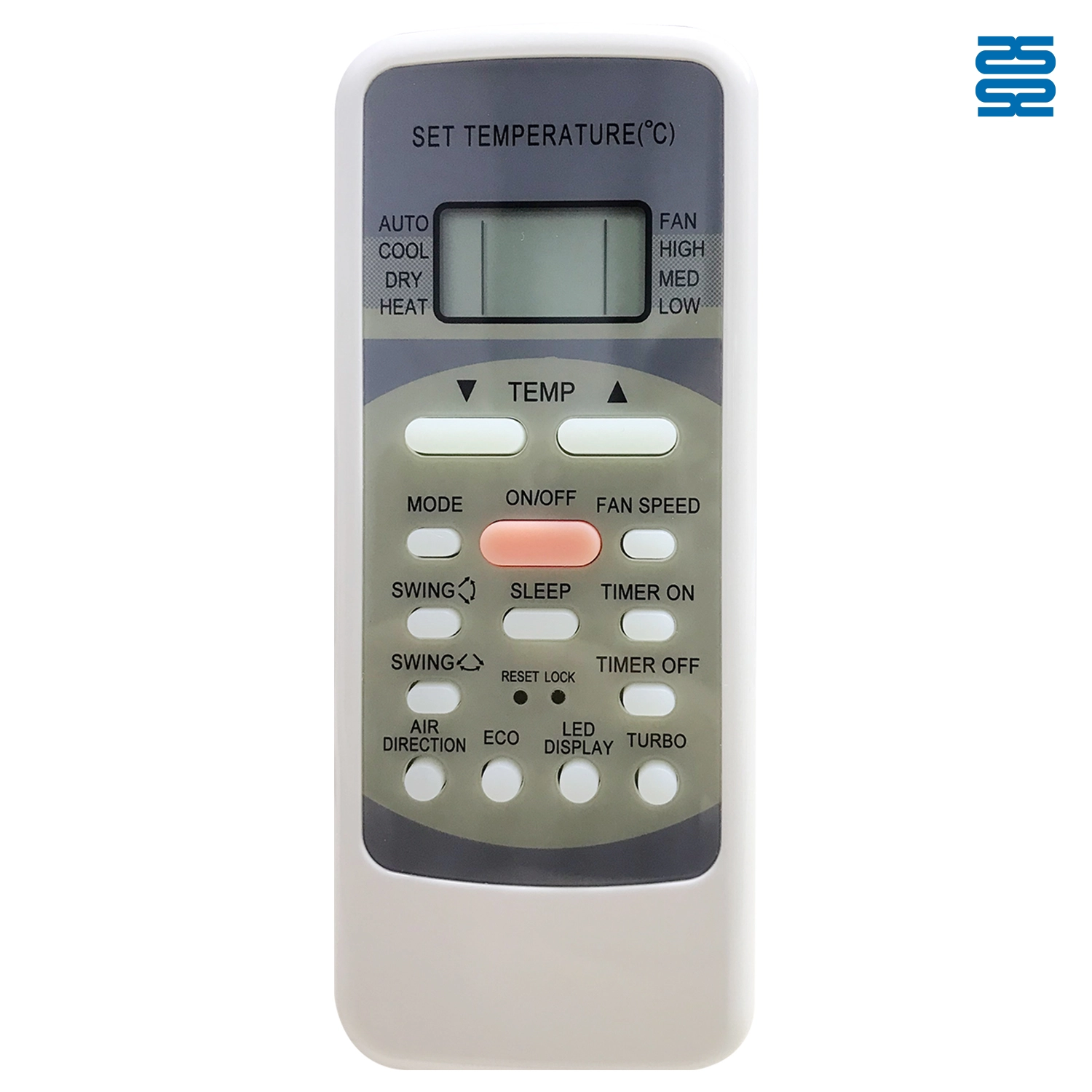 Control remoto universal de repuesto para aire acondicionado Midea KS-MD02V - SYSTO Control remoto universal de repuesto para aire acondicionado Midea KS-MD02V - SYSTO