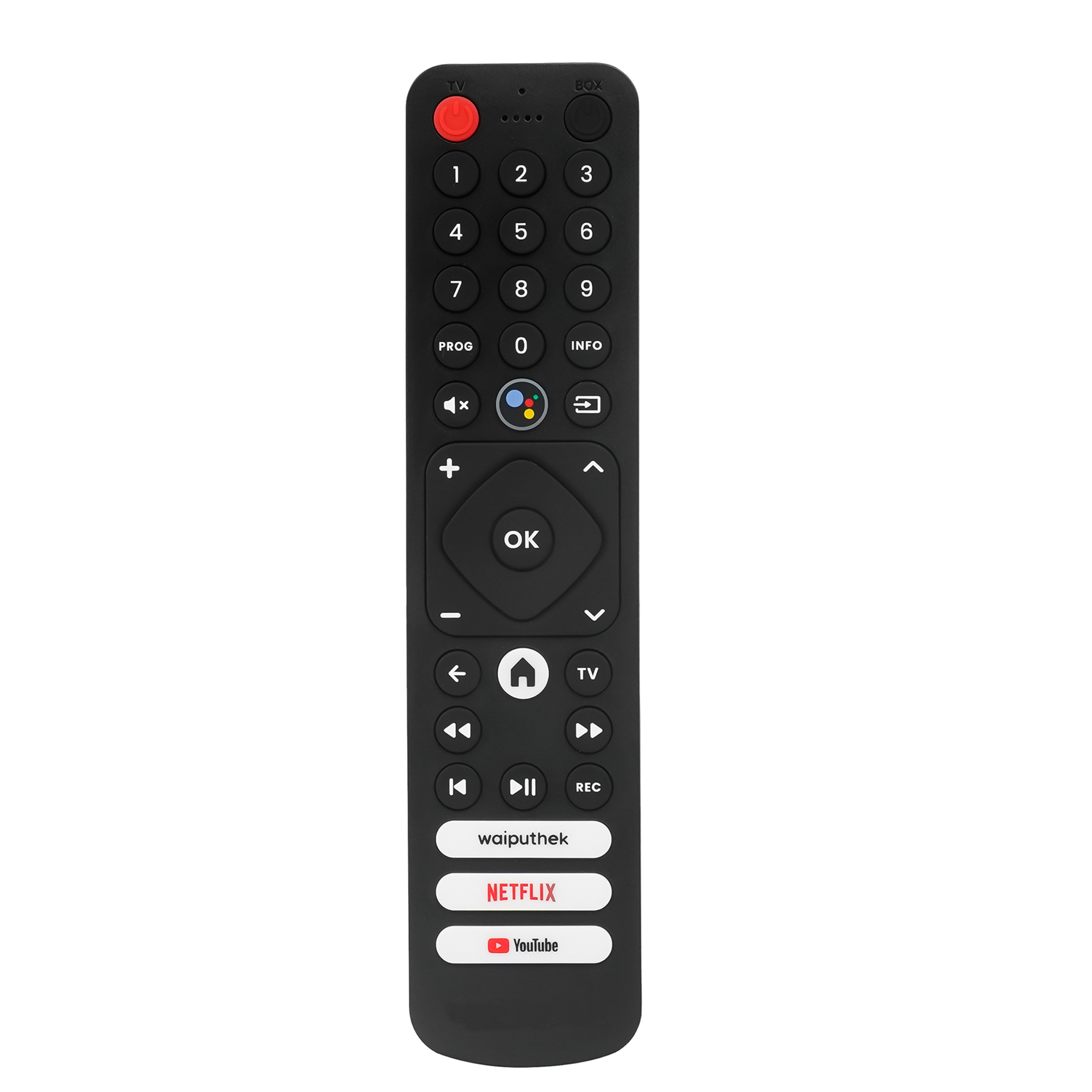 Waipu TV Remote Control with Quick Select Buttons for Waipu 4K TV Stick - SYSTO