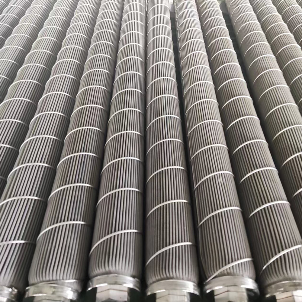 stainless steel pleated filter