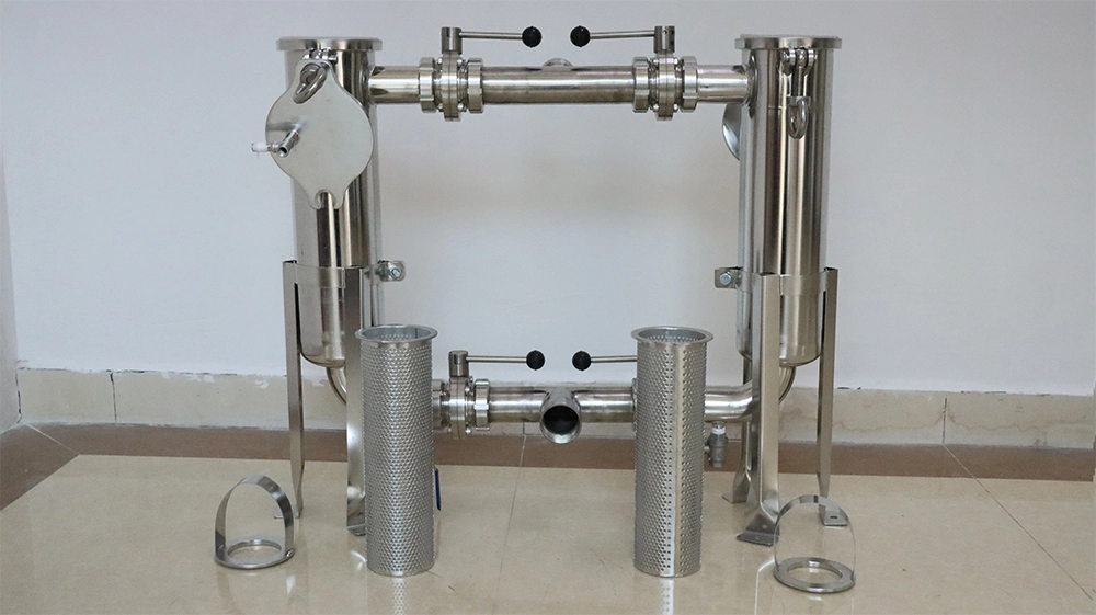 duplexed-filter-housing duplexed filter housing