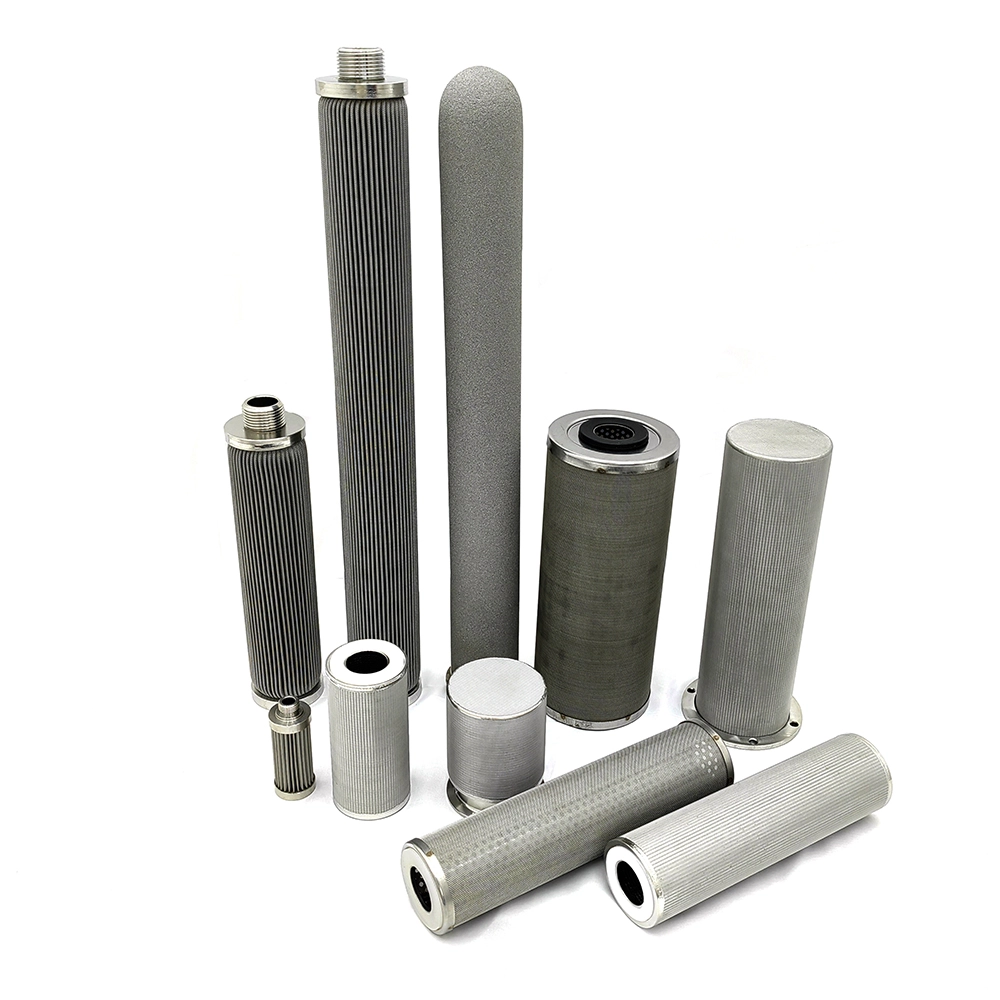 sintered metal filter cartridge