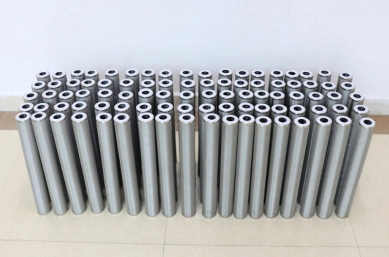 Cartouches filtrantes en feutre fritté