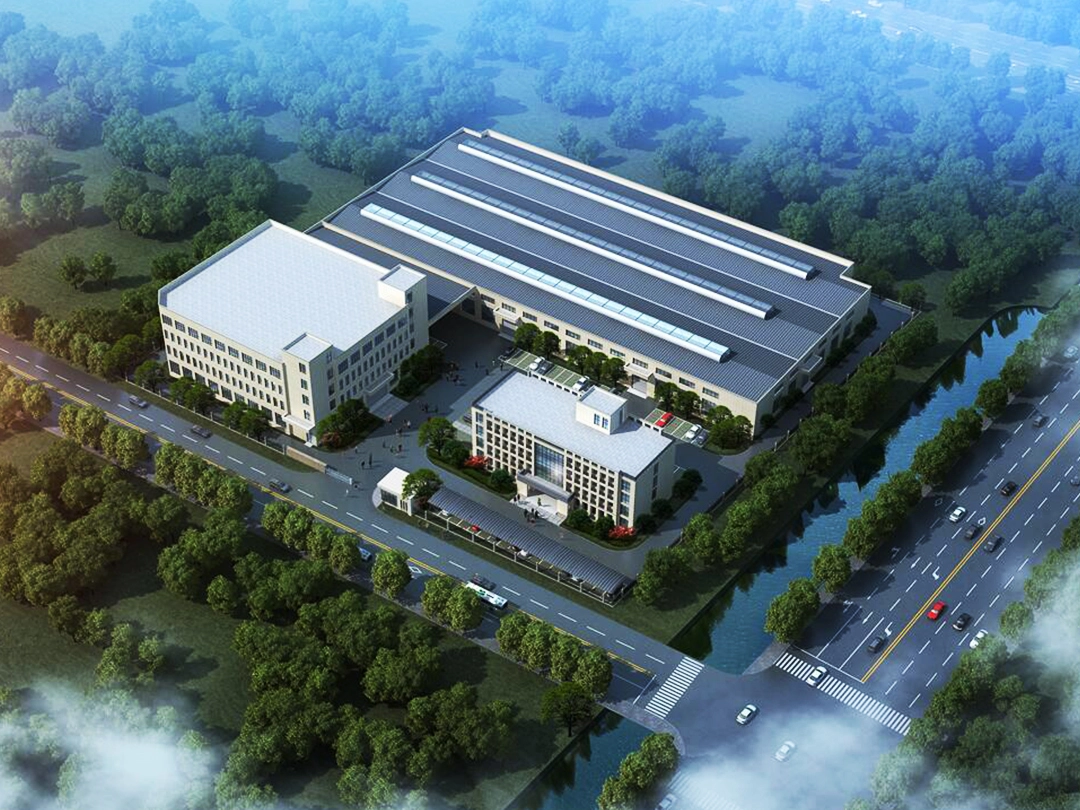 Aerial view of Lvyuan factory