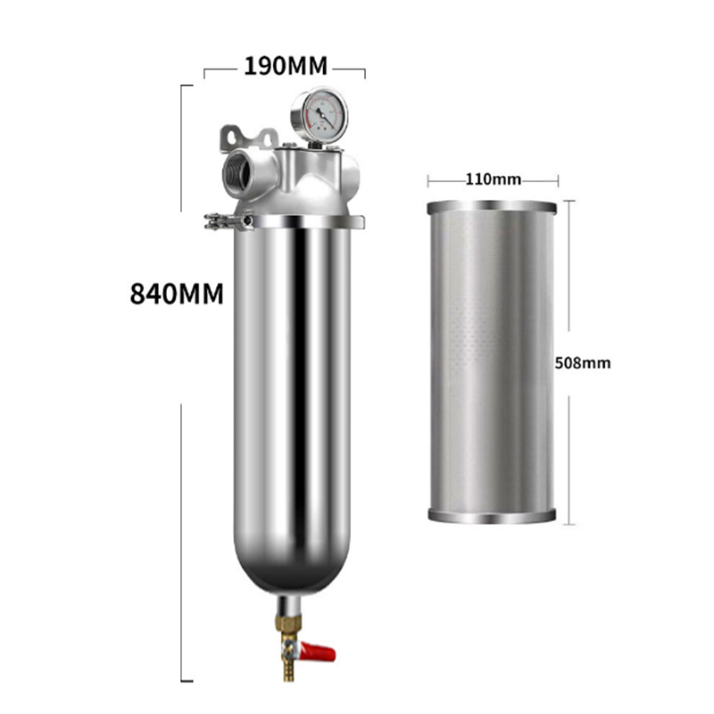 10 ss filter housing 1 npt tri clamp