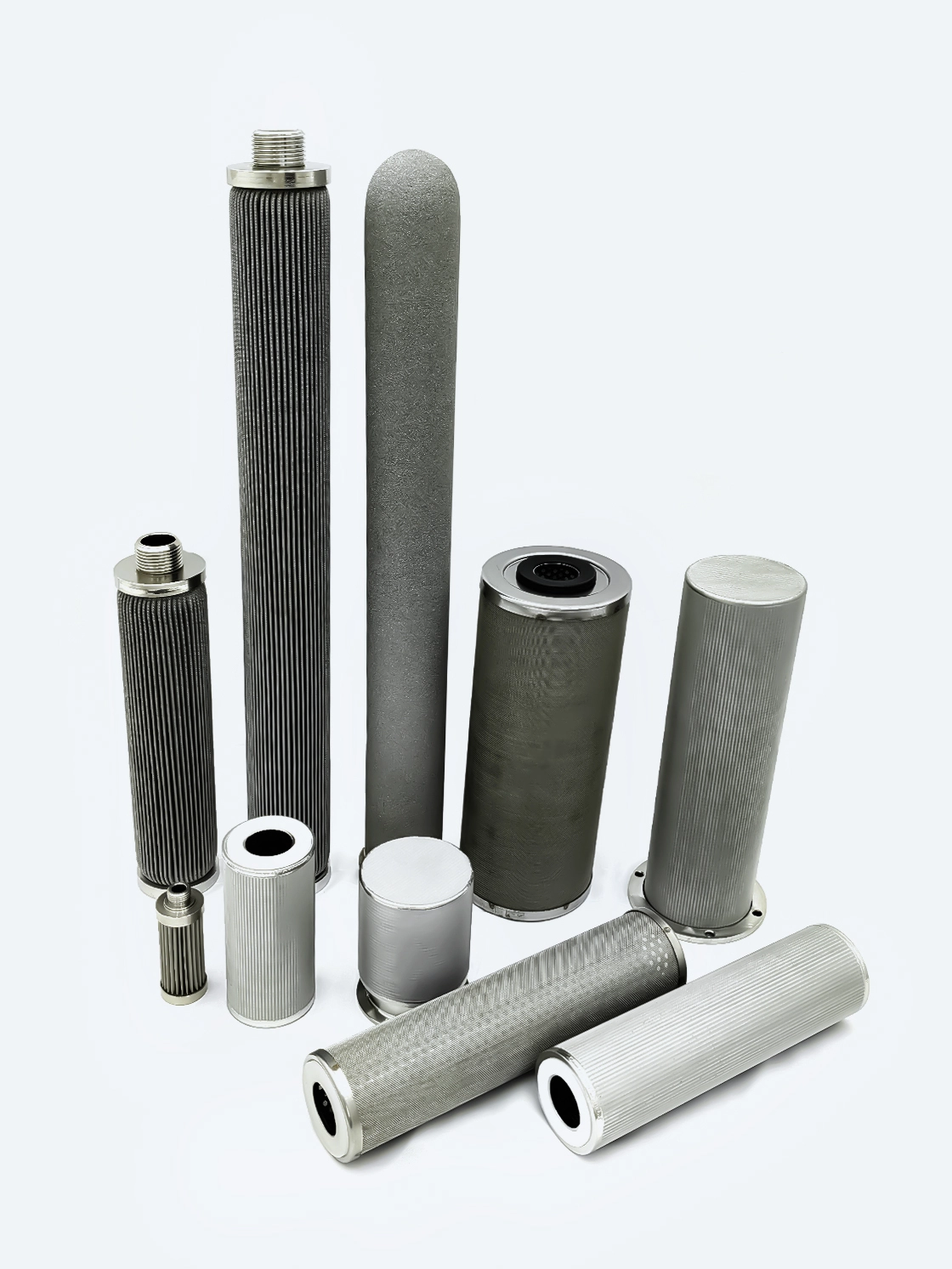 sintered metal filter cartridge