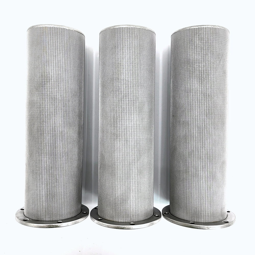 ss sintered filter cartridge