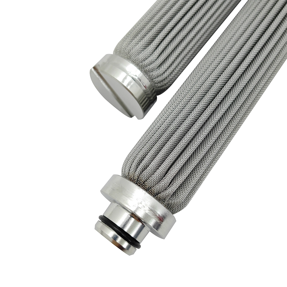 stainless steel pleated filter cartridge