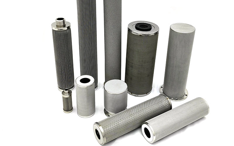 cartucho de filtro de metal sinterizado