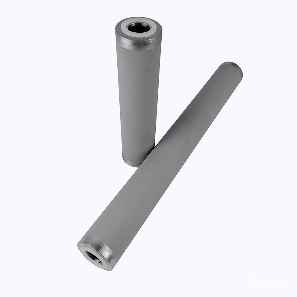 sinterlenmiş metal mum filtresi