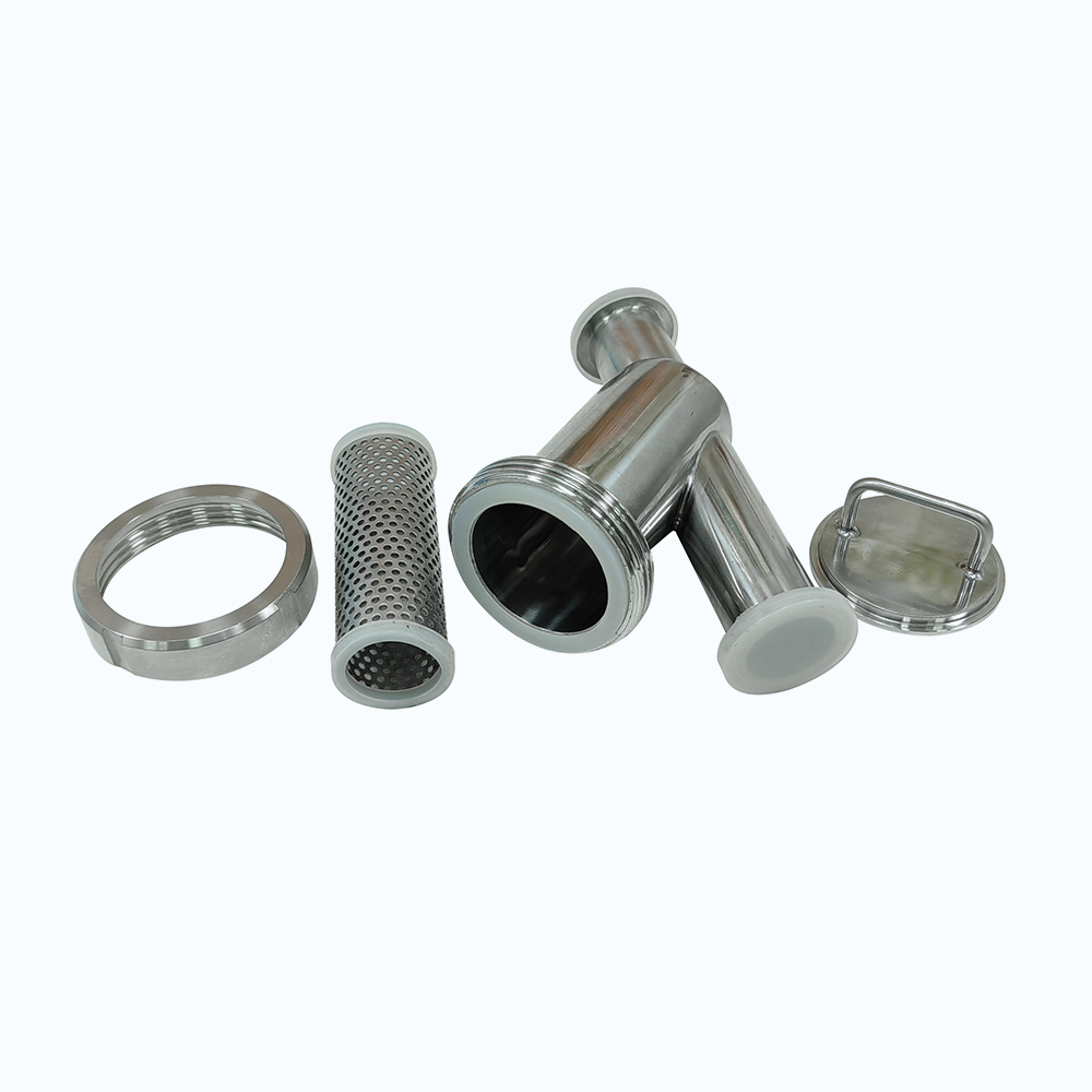 Y type strainer filter housing