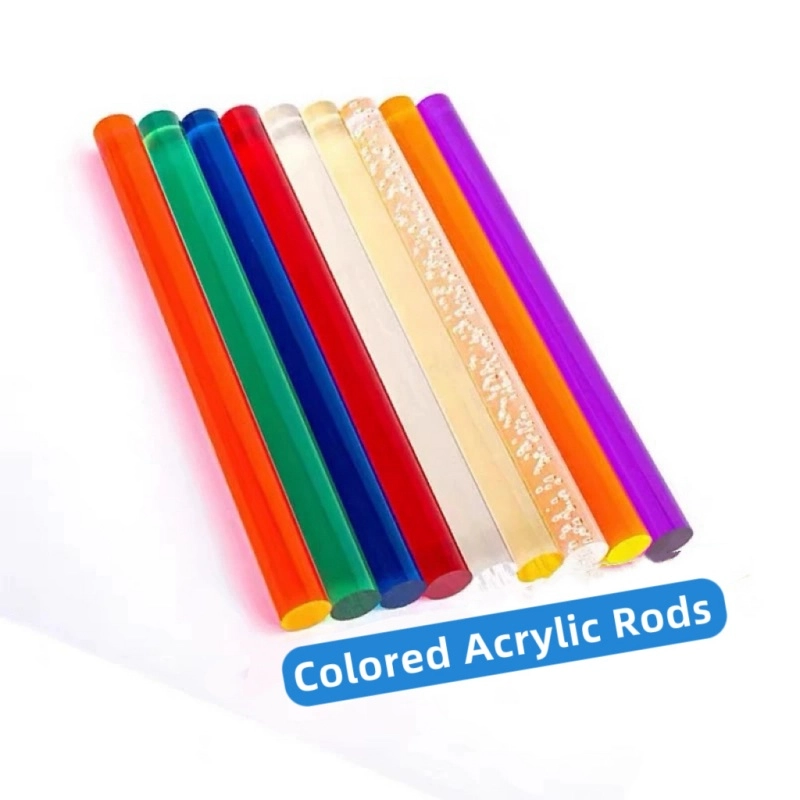 Colored Rods Example Customizable, Anti-Yellowing for DIY & Decoration Custom Acrylic Rods ...