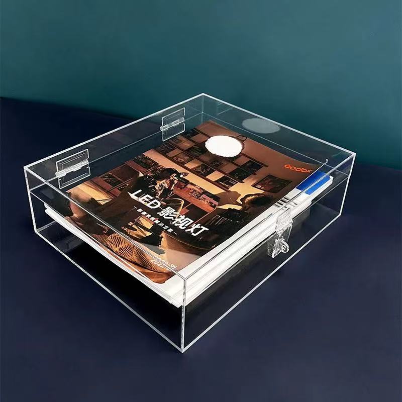 Acrylic box with lock