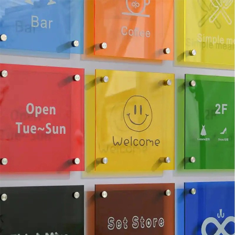 acrylic board signage - CHINAPLAS
