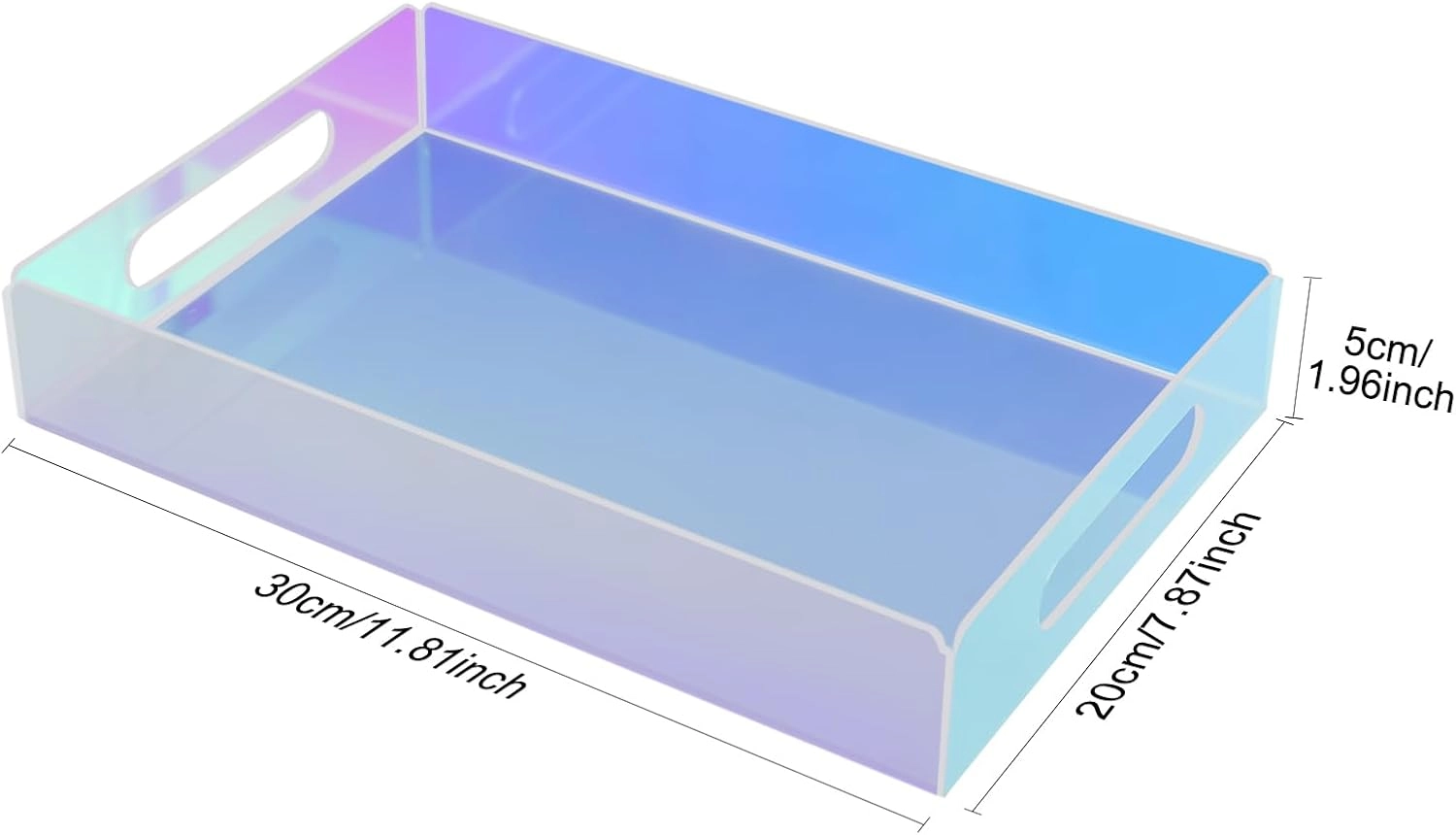 Acrylic tray iridescent (5) - CHINAPLAS