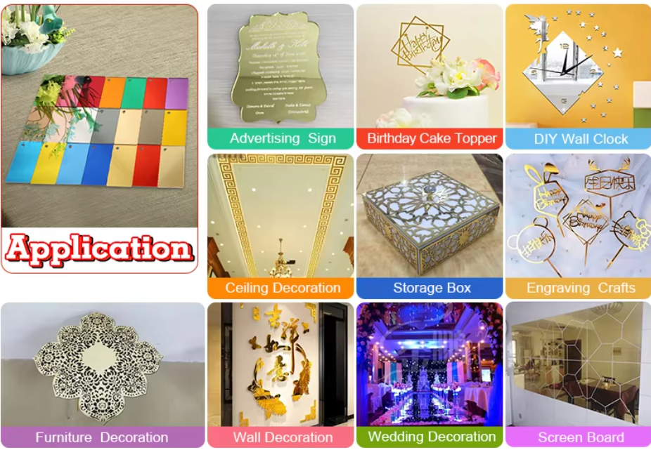 applications of mirror sheet (13) applications of mirror sheet (13)