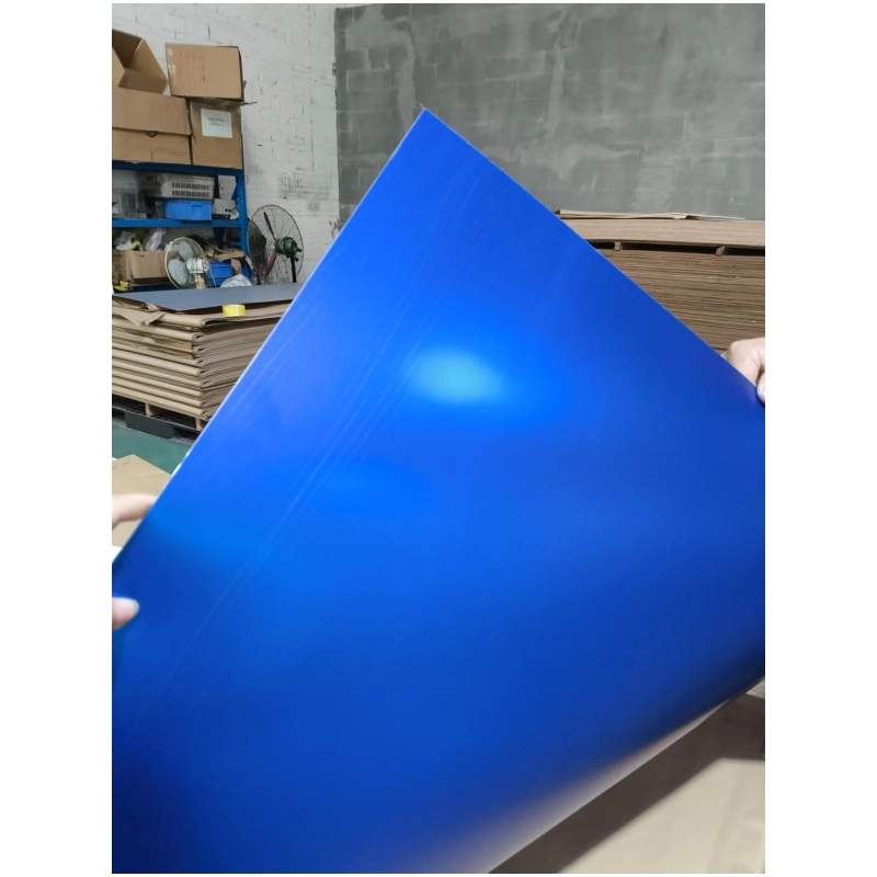 Blue acrylic mirror sheet (1) - CHINAPLAS