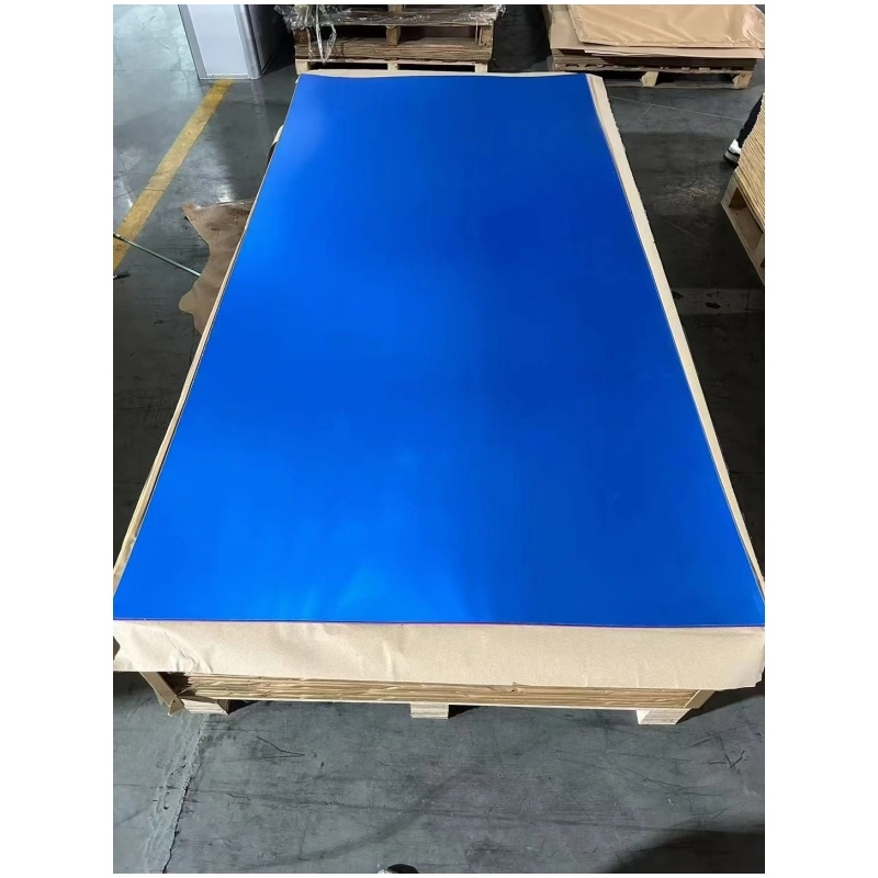 Blue acrylic mirror sheet (2) - CHINAPLAS