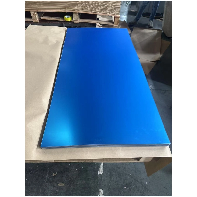 Blue acrylic mirror sheet (3) - CHINAPLAS