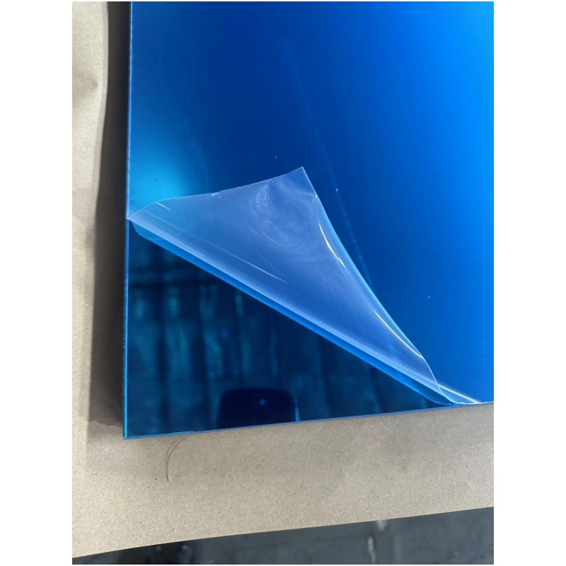 Blue acrylic mirror sheet (4) - CHINAPLAS