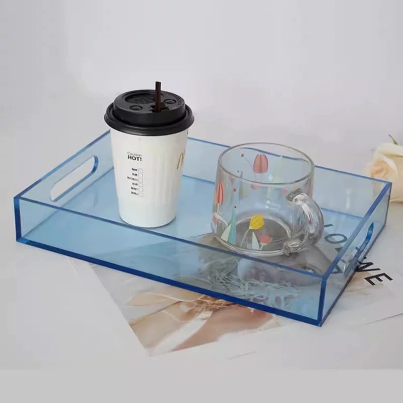 blue acrylic tray - CHINAPLAS
