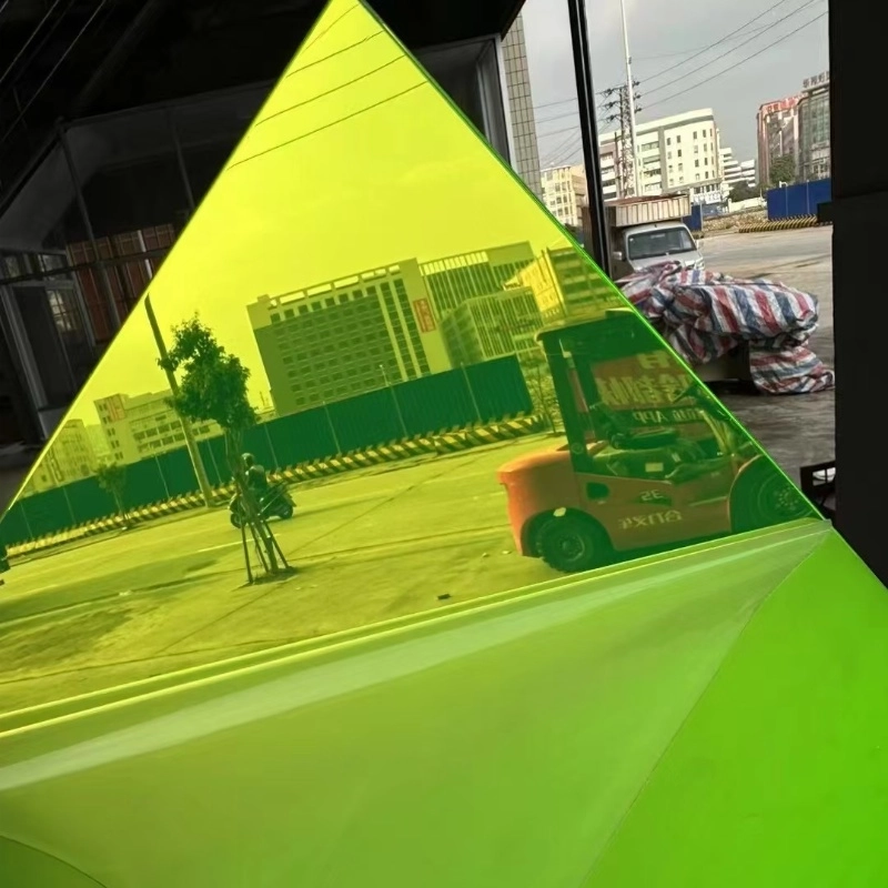 Fluorescent green mirror acrylic (4) - CHINAPLAS