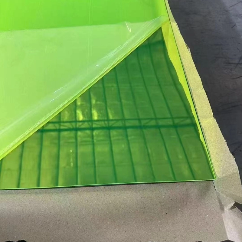 Fluorescent green mirror acrylic (5) - CHINAPLAS Fluorescent green mirror acrylic (5) - CHINAPLAS