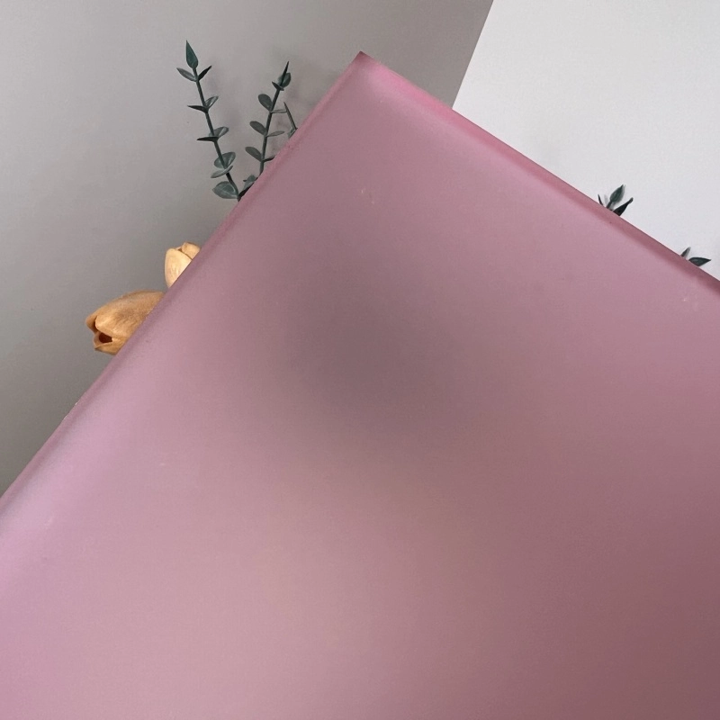 Frosted pink acrylic (2) - CHINAPLAS