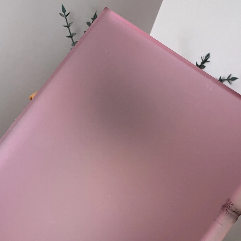 Frosted pink acrylic (3) - CHINAPLAS