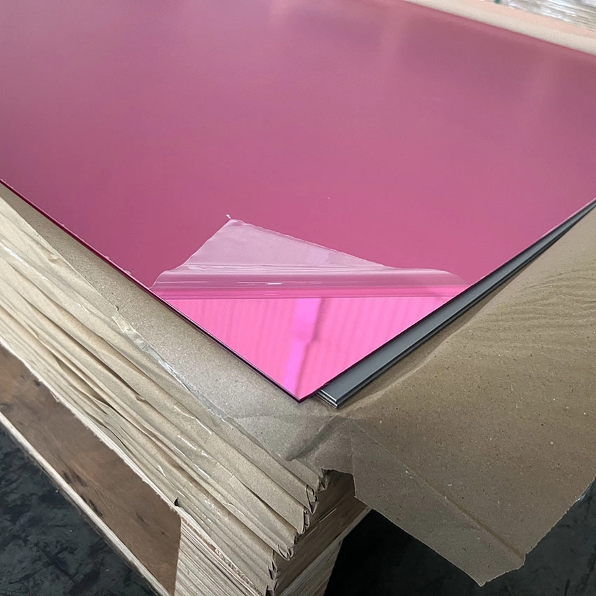 pink mirror sheet - CHINAPLAS