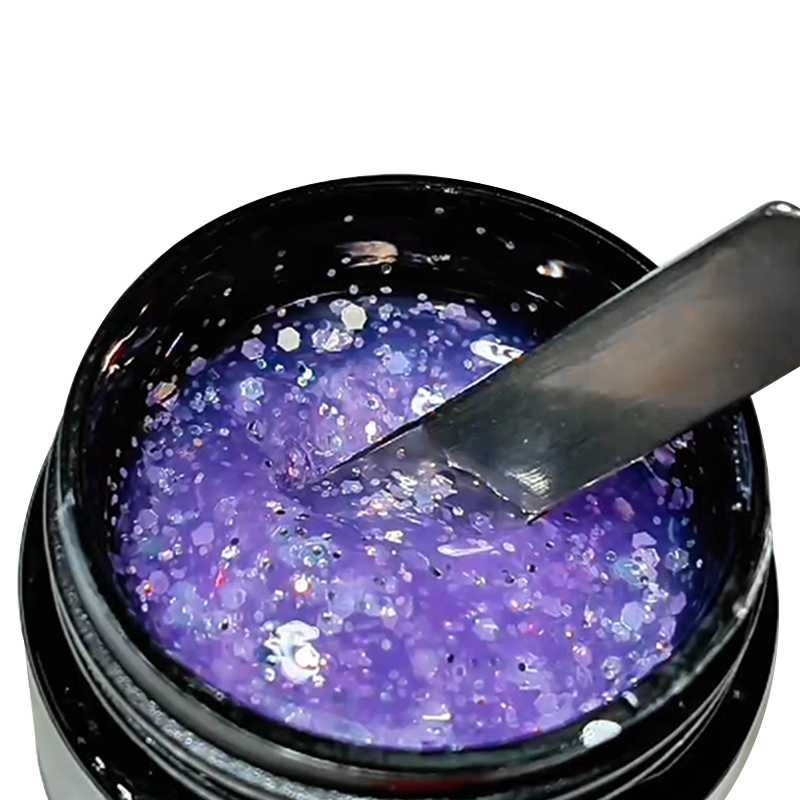 The-difference-when-using-our-glitter-builder-gel The difference when using our glitter builder gel