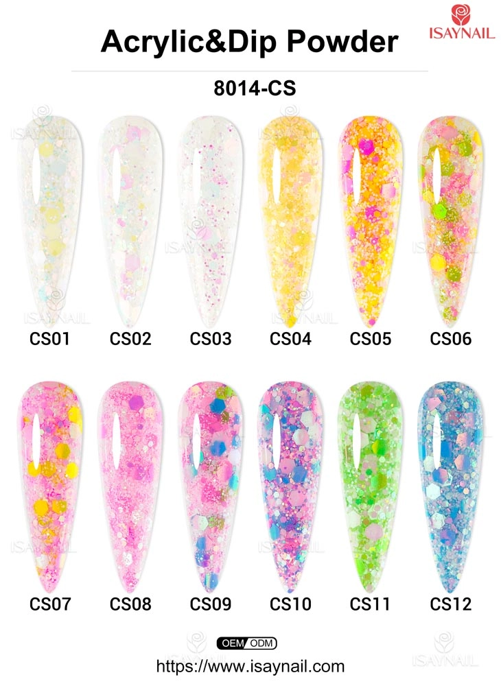 水晶粉 8014-CS色卡-水印