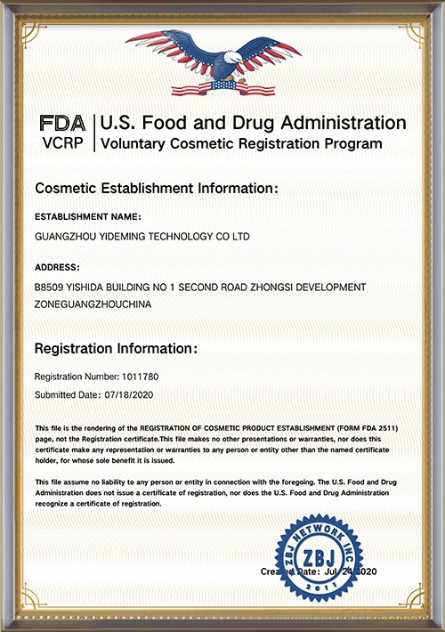 FDA Certification