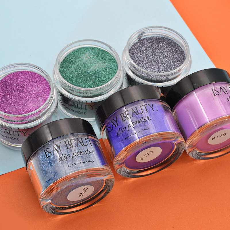 glitter dip powder