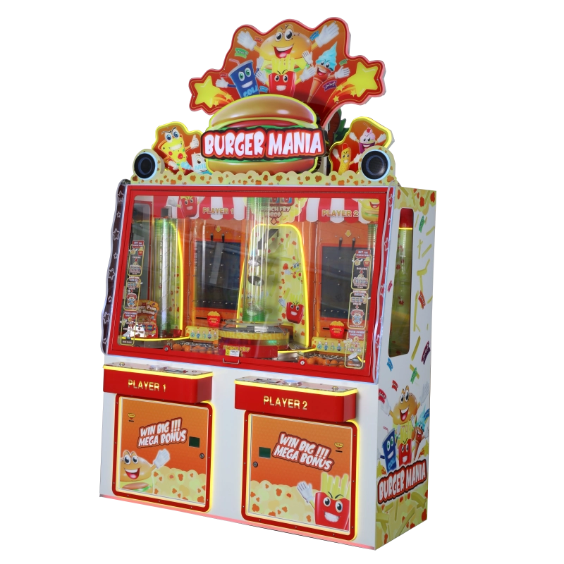 Hamburger Coin-pusher arcade game machine