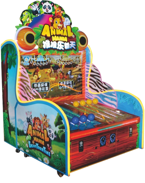 Animal Mania bouncing ball arcade game