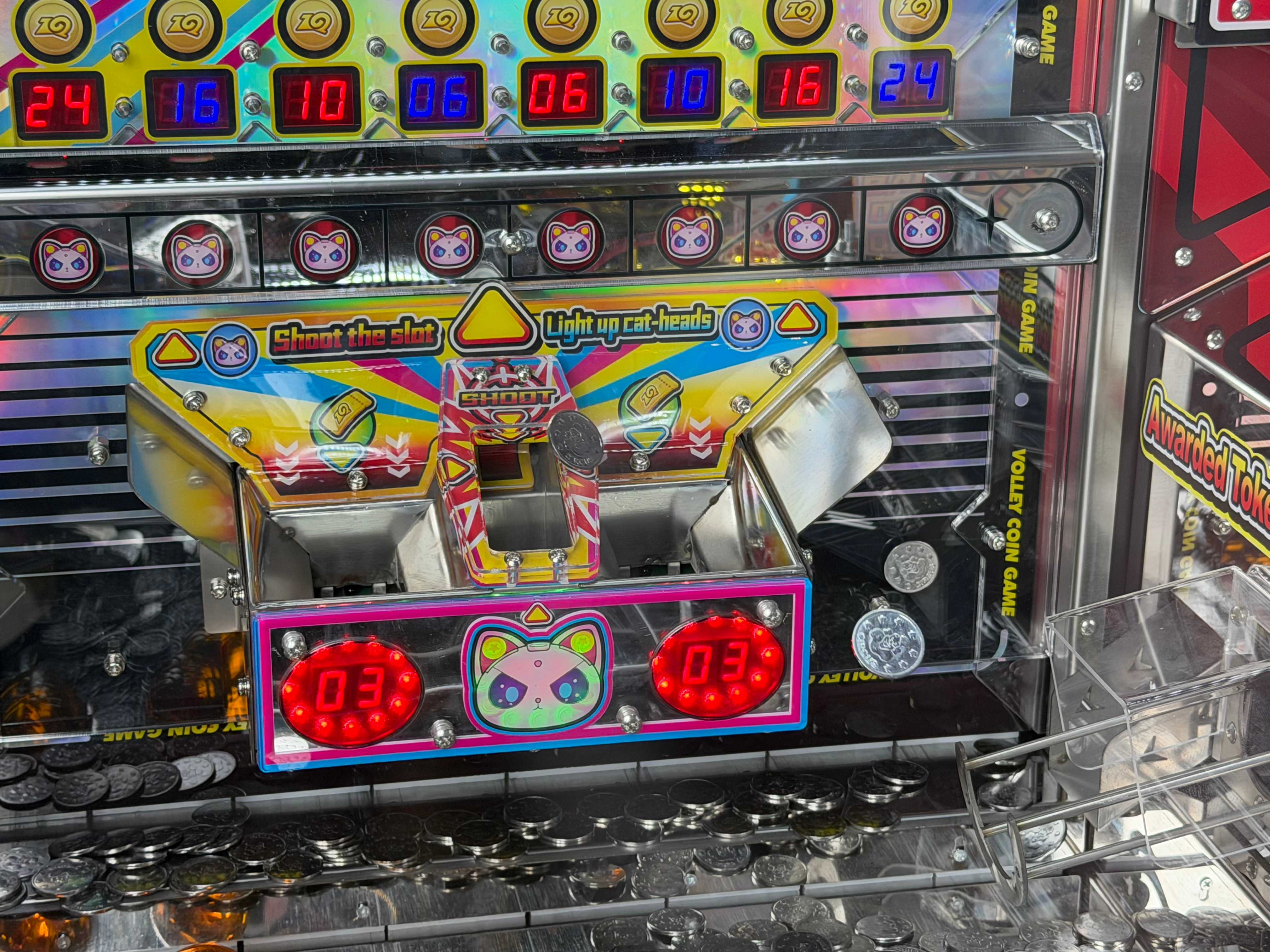 coin pusher redemption