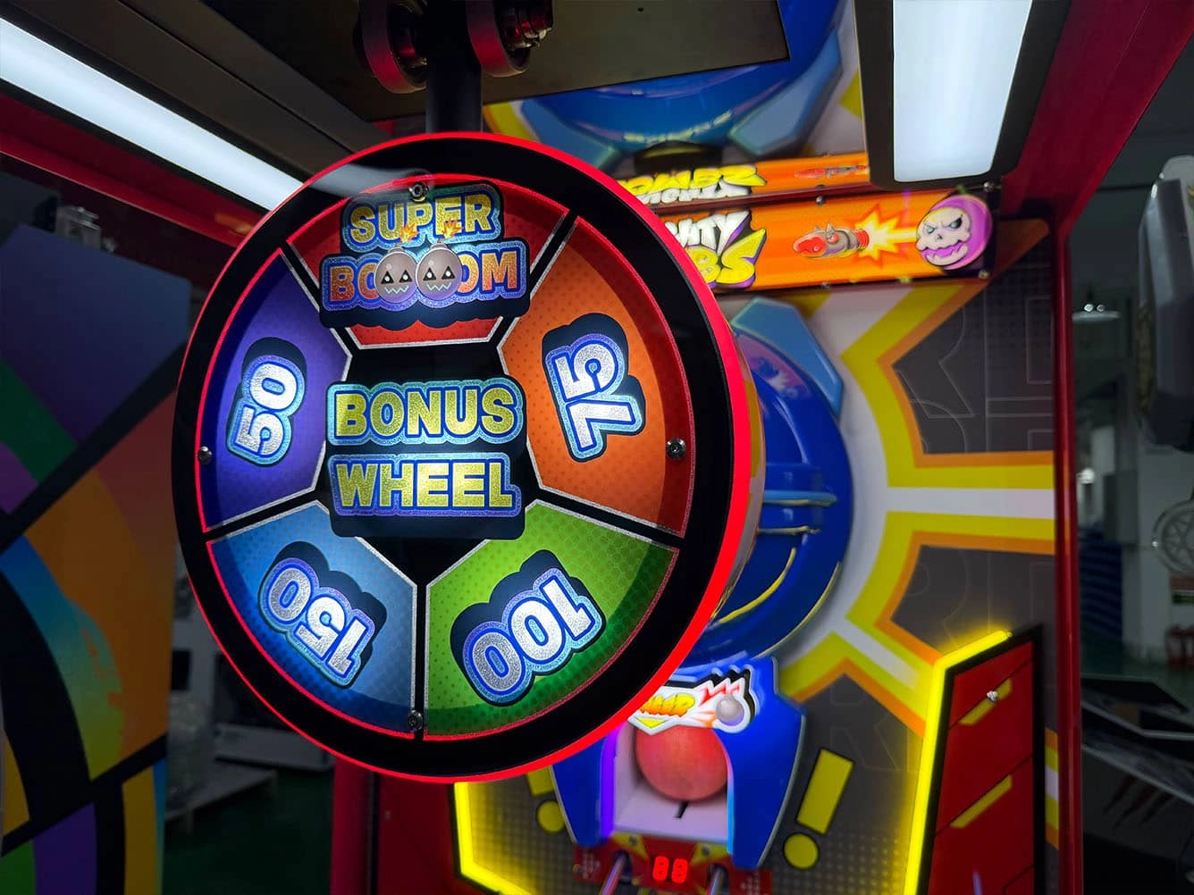 Naughty Bombs hidden bonus wheel reward system