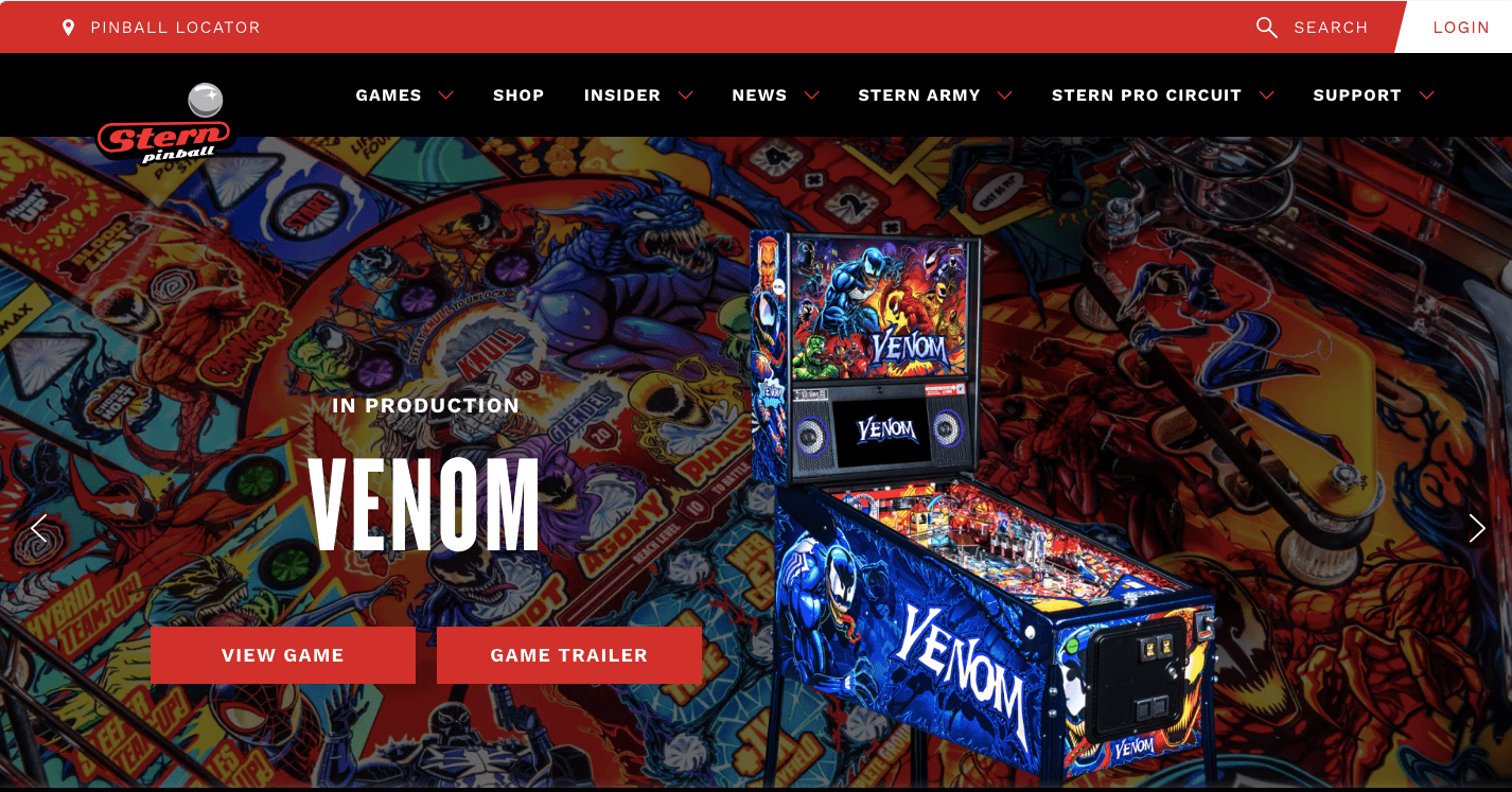 Fabricante de máquinas de fliperama Stern Pinball