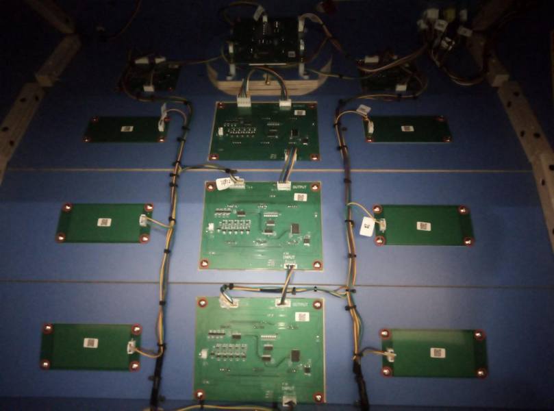 test result machine electrical parts