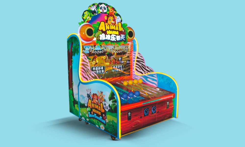 Animal Mania bouncing ball arcade game